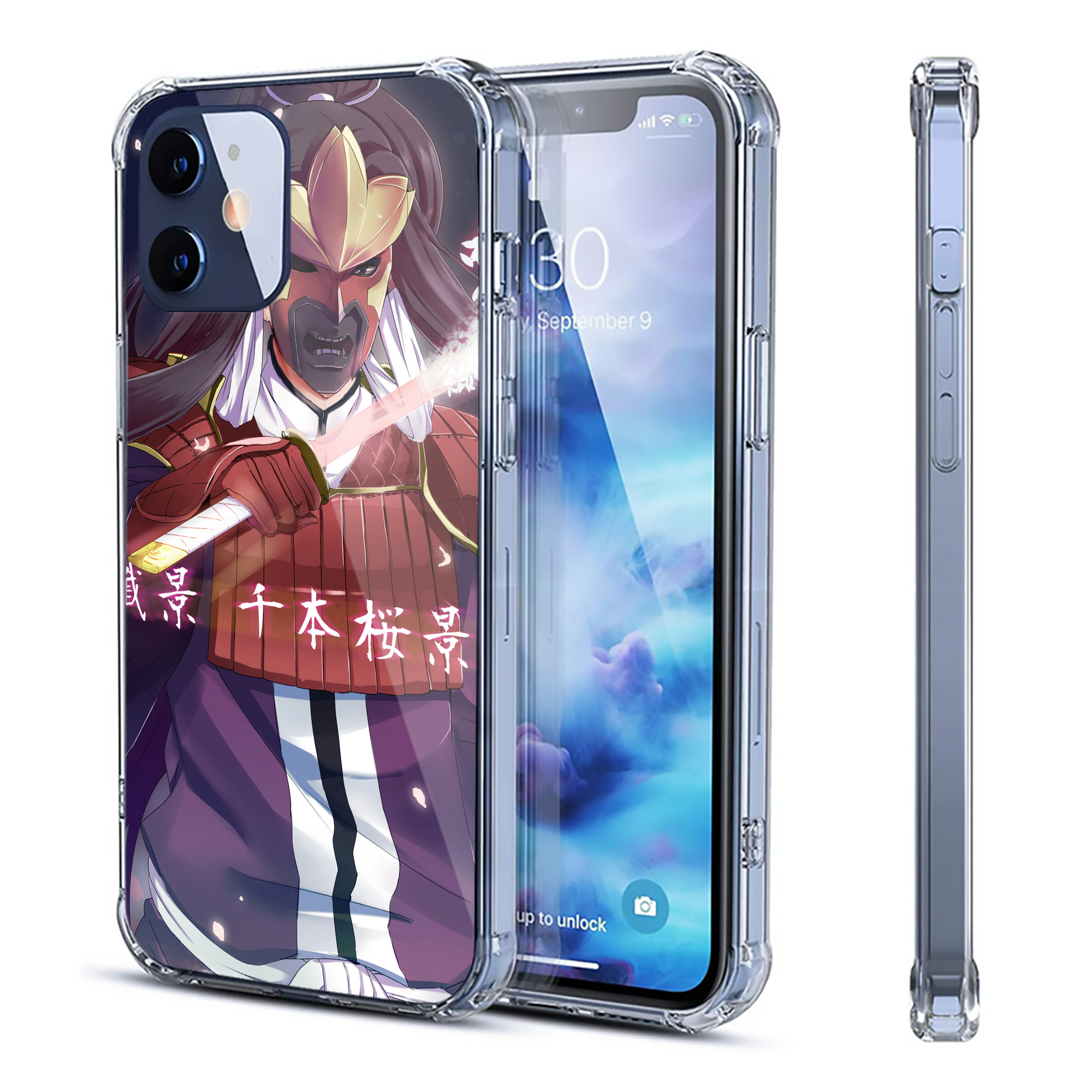 （画像用） ブリーチ BLEACH 【iPhone 12シリーズ対応】透明スマホケース（クリアソフトケース）